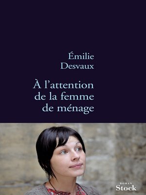 cover image of A l'attention de la femme de ménage